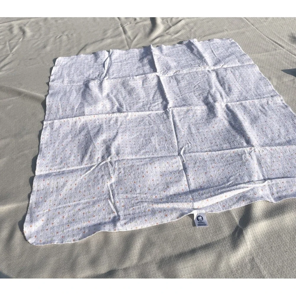 Lot Of 5 Cotton Muslin Baby Infant Swaddle Blankets Gerber Garanimals Stripes